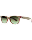 New Wayfarer RAY-BAN Retro Sunglasses - Beige/Red