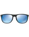 RAY-BAN Retro Wrap Around Wayfarer Sunglasses Blue