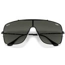 Wings II RAY-BAN Retro Aviator Sunglasses (Black)
