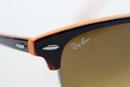 Ray-Ban Clubmaster Retro Mod Sunglasses (Orange)
