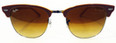 Ray-Ban Clubmaster Retro Mod Sunglasses (Yellow)