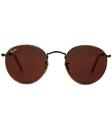 Ray-Ban RB3447 Red Mirror Lens Round Sunglasses