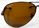 Ray-Ban Tech Polarized Aviator Retro Sunglasses