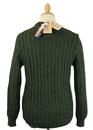 REALM & EMPIRE Made in England Cable Knit Jumper L