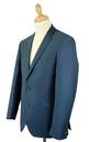 Retro 60s Mod 2 Button Tailored Suit in Teal