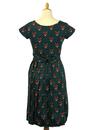 Foxy Retro 1950s Vintage Summer Tea Dress