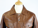 Wyatt MADCAP ENGLAND Retro 70s Leather Jacket 
