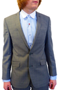 Retro Sixties 2 Button Slim Fit Mod Check Suit (G)
