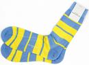 +Toulon RICHARD JAMES Retro Mod Block Stripe Socks