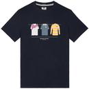 Weekend Offender Scotland Football T-shirts Retro Graphic Tee in Navy Euro 2024