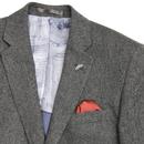 Men's Mod Donegal 2 Button Suit Jacket (Charcoal)