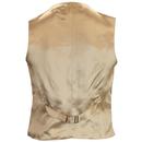 Men's Mod 5 Button V-Neck Taupe Donegal Waistcoat