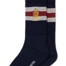 + Harlow Scott-Nichol Varsity Stripe Crest Socks N