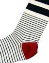 Spinnaker SCOTT NICHOL 60s Mod Breton Stripe Socks