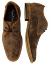 Logan SERGIO DULETTI Mod Piped Suede Derby Shoes
