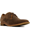 Logan SERGIO DULETTI Mod Piped Suede Derby Shoes