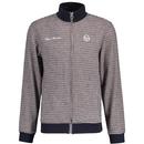 Sergio Tacchini Blanchy Houndstooth Track Jacket in Pelican STM21107