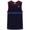 Sergio Tacchini Dallas Slim Fit Tank Top in Maritime Blue STM12157 2251