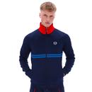 Sergio Tacchini Dallas Track Top in Maritime Blue STM25101 2251