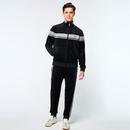 Sergio Tacchini Damarindo Velvet Track Top in Black STM27271 160