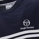 Giacomo Sergio Tacchini Double Stripe Mesh Tee MB