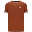 Sergio Tacchini New Iceberg Pique Tee in Mocha Bisque STM12130 839