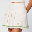 Sergio Tacchini Kalkman Tennis Skirt in Gardenia White STW13450 108 