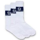 Sergio Tacchini Koos 3 Pack Sports Socks in White/Maritime Blue STA16402 134 