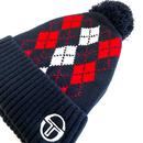 Lochlade Sergio Tacchini Argyle Knit Beanie Hat MB