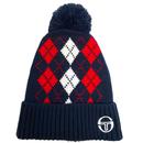 Lochlade Sergio Tacchini Argyle Knit Beanie Hat MB