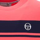 Master Sergio Tacchini Block Stripe Ringer Tee D