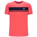 Sergio Tacchini Master T-Shirt in Dubarry/Maritime Blue STM14593 6663