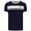 Master Sergio Tacchini Block Stripe Ringer Tee MB