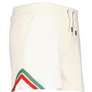Sergio Tacchini Neo Retro 80s Tennis Shorts in Buttercream STM18401 107