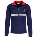 Sergio Tacchini New Dallas 80s Tracksuit in Navy