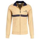 Sergio Tacchini New Dallas 80s Tracksuit in Latte