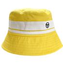 Sergio Tacchini Newsford Retro 90s Bucket Hat in Lemon Drop