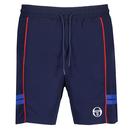 Sergio Tacchini Romolo Retro Swim Shorts in Maritime Blue STM18410 2251