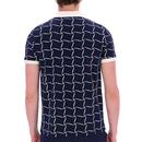 Salvatore Sergio Tacchini Flag Check Pique Polo 