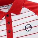 Sandro Sergio Tacchini Retro Stripe Raglan Polo AR