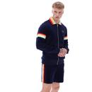 Slice Sergio Tacchini Retro 70s Velour Track Top 