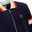 Slice Sergio Tacchini Retro 70s Velour Track Top 