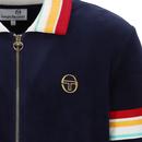 Slice Sergio Tacchini Retro 70s Velour Track Top 