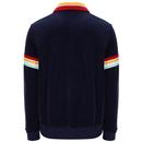 Slice Sergio Tacchini Retro 70s Velour Track Top 