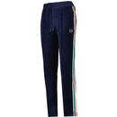 Sergio Tacchini Spencer Velour Track Pants in Maritime Blue 