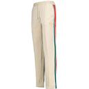 Sergio Tacchini Spencer Retro 80s Velour Track Pants in Pelican 