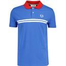 Sergio Tacchini Supermac Retro Casuals Polo Shirt in Strong Blue STM14566 319