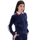 Sergio Tacchini Miss Goran Navy Velour Tracksuit