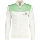 Sergio Tacchini Youngish Line Retro 80s Track Jacket with Detachable Sleeves Quiet Green
