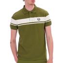 Young Line Sergio Tacchini 80s Stripe Polo Shirt S